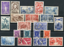 Réf 61 < -- FRANCE < ANNEE 1936 Ø + * Sauf  N° 321 & 330/333 < 20 Valeurs Oblitéré Ø Et * -- > Cote 78 € - ....-1939