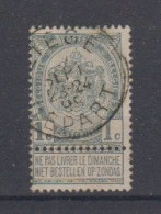 BELGIË - OBP - 1893/1900 - Nr 53 T1 L (LIEGE (DEPART)) - Coba + 1.00 € - 1893-1907 Armoiries