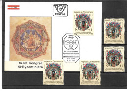 2322a: Österreich 1981, Byzantinistik Kyrill Und Method, FDC Und 2mal **/ 2mal O - Theologians