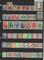 Année 1944 Complète, 70 Timbres** Cote 117€ Sur 2 Scanns - 1940-1949