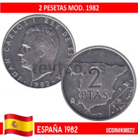 F0025# España 1982. 2 Pts. Mod. 1982 (SC) UC#822 - 2 Pesetas