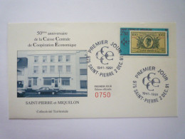 2023 - 1093  SAINT-PIERRE Et MIQUELON  -  1er JOUR  Du 2 DEC  1991    XXX - Covers & Documents