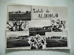 Cartolina Viaggiata "Saluti Da ALBIOLO" Vedutine 1958 - Cologno Monzese