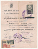 ESPAGNE / ALGERIE - Certificat De Nationalité Et Passeport Espagnols, Délivrés à ORAN (Algérie) 1962 - Historical Documents