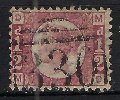 GRANDE BRETAGNE Ca.1870:  Le Y&T 49 Pl.14 Obl. Anglaise "330", TB - Used Stamps