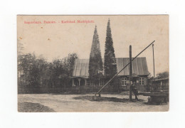 1908 Lettland Majorenhof / Majori Melluži  / Karlsbad Marktplatz Photo - Postkarte - Lettonie