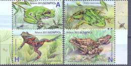 2015. Belarus, Amphibies, 4v, Mint/** - Belarus