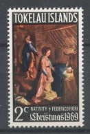 TOKELAU 1969 N° 20 ** Neuf MNH Superbe Noël Christmas La Nativité De Federico Fiort Peinture Painting - Tokelau