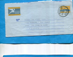 AEROGRAMME-R S A -cad Cape Town-7 1 76 Pour Françe - Briefe U. Dokumente