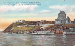 The Citadel And Chateau Frontenac, Quebec, Canada. La Citadelle Et Le Chateau Frontenac, Quebec, Canada. - Québec - Château Frontenac