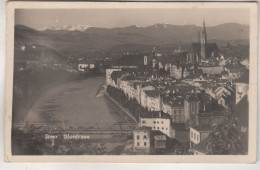 C8630) STEYR - Oberdonau .- Brücke Häuser ALT - Steyr