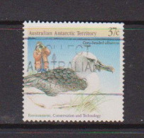 AUSTRALIAN  ANTARCTIC  TERRITORY    1988    Enviroment  Conservation    37c  Albatross    USED - Gebraucht