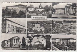 C8645) WINTERTHUR - Kantonsschule - Schloss KYBURG - Museu - Mörsburg Reinhart Galerie - Technikum Bahnhofsplatz 1957 - Winterthur