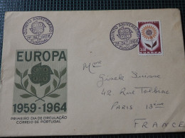 EUROPA CEPT PORTUGAL 1964 FDC YVERT N° 945 - 1964