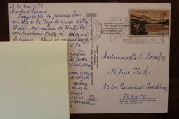 1975 Cpa Andorre Cover Vallées D'Andorre Andorra - Briefe U. Dokumente