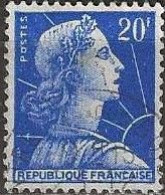 FRANCE 1955 Marianne De Muller - 20f. - Blue FU - 1955-1961 Marianne (Muller)