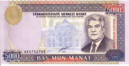 Turkmenistan  P-12b  5000 Manat  2005  UNC - Turkménistan