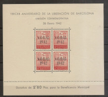 Ayuntamiento BARCELONA  Edifil Especializado  40/41** LUJO      Serie Completa   1942   NL1181 - Asturië & Leon