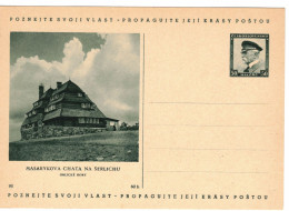 Illustrated Postal Card Masarykova Chata Na Šerlichu Orlicke Hory - **  - CDV69 95 - Cartes Postales