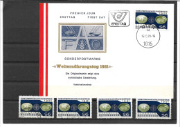 2321u: Österreich 1981, UNO- Mitläufer, WHO Welternährungsprogramm: FDC Plus 4 Marken **/o - Tegen De Honger