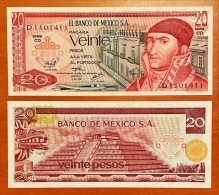 Mexico 20 Pesos 1976 2 Pcs Consecutive UNC - Mexico