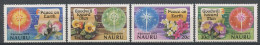 NAURU 1979 N° 203/206 ** Neufs MNH Superbes C 1.50 € Noël Christmas Fleurs Flowers Ekwenababa Erekogo Denea Flore - Nauru