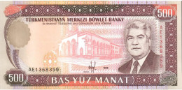 Turkmenistan  P-7b  500 Manat  1995  UNC - Turkménistan