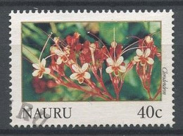 NAURU 1991 N° 373  Oblitéré Used Superbe C 1 € Flore Fleur Flower Clerodendron - Nauru
