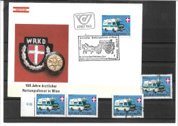 2321d: Österreich 1981, Ärztlicher Rettungsdienst, Wiener Berufsrettung: FDC Plus 4 Marken **/o - Erste Hilfe