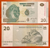 Congo 20 Franks 2003 P 94 UNC - Repubblica Democratica Del Congo & Zaire