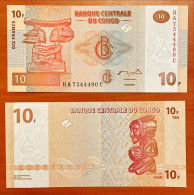 Congo 10 Franks 2003 P 93 UNC - República Democrática Del Congo & Zaire