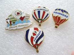 PIN'S   LOT  4  MONTGOLFIERES  PRIMAGAZ        Email Grand Feu - Fesselballons