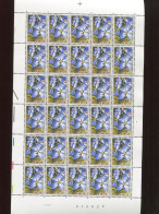 Belgie 1985 2163 GENTSE FLORALIEN FLOWERS ORCHIDEES FULL SHEET MNH PLAATNUMMER 4 - 1981-1990