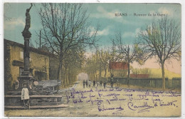 D 83. RIANS.AVENUE DE LA GARE CARTE ECRITE - Rians