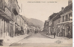 Isle Sur Le Doubs La Grande Rue La Grande Maison Tabac Attelage Ane - Isle Sur Le Doubs