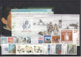Greenland 2006 - Full Year MNH ** Excluding Self-Adhesive Stamps - Années Complètes