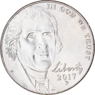 Monnaie, États-Unis, 5 Cents, 2017 - 1938-…: Jefferson