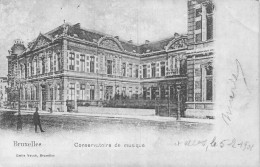 BELGIQUE - Bruxelles - Conservatoire De Musique - Carte Postale Ancienne - Monuments