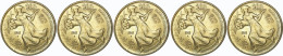 ITALIA - Lire 200 1981 Fao Villa Lubin - FDC/Unc Da Rotolino/from Roll 5 Monete/5 Coins - 200 Lire