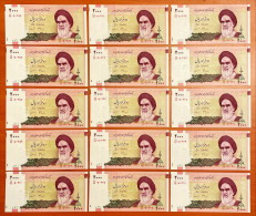 Iran 2000 2.000 Rials Serials 99 Replacement 15 Pcs Consecutive, Signature 3 UNC - Iran