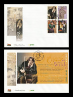 IRELAND 2000 Oscar Wilde: Set Of 2 First Day Covers CANCELLED - FDC