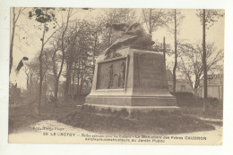 80/CPA A - Le Crotoy - Monument Des Freres Caudron Aviateurs - Le Crotoy