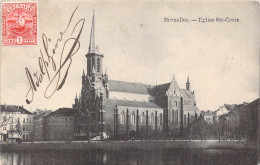 BELGIQUE - Eglise Ste-Croix - Carte Postale Ancienne - Monumenti, Edifici