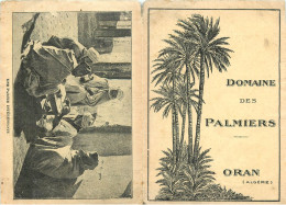 Algérie - Vieux Papiers - Publicités - Publicité Domaine Des Palmiers - Oran - état - Advertising