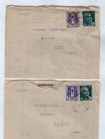 TB 4227 - 1946 - Type Marianne De GANDON X Chaines Brisées Sur Facture Emile GROS à CREST Pour Mr ANDRE Epicier à EURRE - 1921-1960: Période Moderne