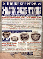 X Radium Cooking Ustensils Publicité - Advertising (Photo) - Objects