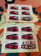 Korea Stamp MNH Sheets Imperf Buses Double Decker - Bus