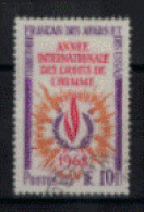 France - Afars & Issas - "Année Internationale Des Droits De L'Homme" - Oblitéré N° 341 De 1968 - Oblitérés