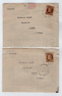 TB 4230 - 1946 - Timbre Type Cérès De MAZELIN Sur Facture Alimentation Emile GROS à CREST Pour Mr ANDRE Epicier à EURRE - 1921-1960: Modern Period