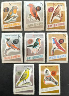 ROUMANIE / YT 2211 - 2218 / FAUNE - OISEAU - MESANGE - ROUGE GORGE - GORGE BLEUE - SOUSSEROLTE / NEUFS ** / MNH - Spatzen